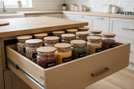 مزایای استفاده از جاحبوباتی درب‌دار برای جلوگیری از کپک