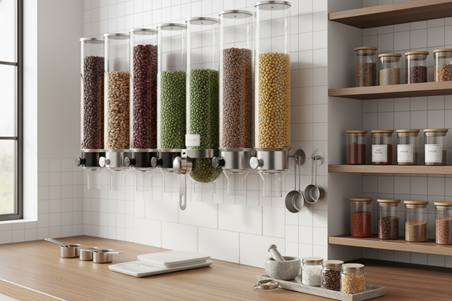 ۱۰ ایده برای نظمدهی حبوبات با جاحبوباتی مدرن