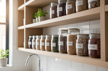 ۱۰ ایده برای نظم‌دهی حبوبات با جاحبوباتی مدرن